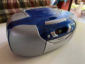 As1485bl Audiologic As1485b - Cd Player Stereo Cassette Recorder Boombox Working