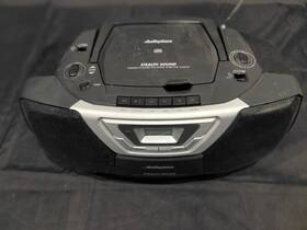 Cd183 Audiophase Stealth Sound Boombox Portable Cd Player With Digital Tuner And Cassett