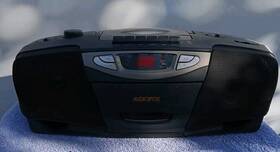 Cd-121 Audiovox Am/fm Cd Player Tape Deck Boombox With Cord
