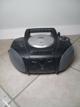 Cd1791 Audiovox Portable Tape/cd /radio -cd1791 Tested