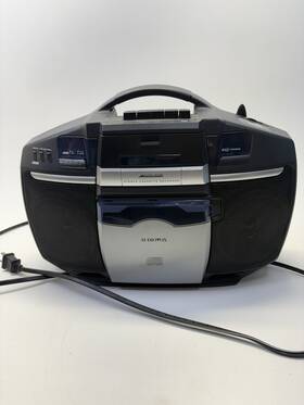 Ce215 Audiovox Portable Cd Cassette Boombox Am/fm Radio Recorder Tested Works