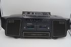 Aw7690-17 Aw 7690-17 Magnavox Rare Boombox Turbo Bas Dual Cassette Ghetto Blaster