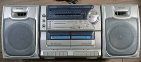Ca-dw248u Awia - Cd Cassette Am/fm Radio With Detachable Speakers Tested Works