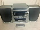 Awm-2600u Sanyo Radio Cd Cassette Player Recorder With Remote