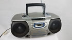 Az1010-17 Philips Magnavox Cd Radio Cassette Tape Recorder Model Tested Works