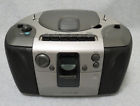 Az1101 Magnavox Cd Radio Cassette Recorder Syncro Start Bass Boost Nice