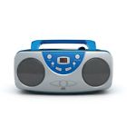 Prcd650mx-bu B0753gtw6h Borne Portable Cd Boombox Blue And Silver
