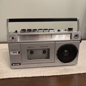 Acn-900 Barkleigh Vintage Boom Box Portable Cassette Player Radio - Acn900 Tested