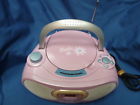 Be-494 Mattel Barbie Cd Player Radio Pink Boom Box Made By