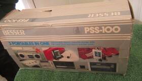 Pss-100 Besse Vintage Besser 3 In 1 Cassette Player Fm Tuner Speaker Pack As Is