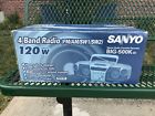 Big-500k Sanyo Vintage Boombox Ghetto Blaster New In The Box From