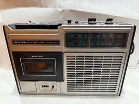 Krd-8420 Bigston Krd8420 Vintage 2-band Radio Cassette Recorder For Parts Or Repair
