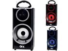 Bt-168 Bt155 Qfx Bluetooth Portable Rechargeable Speaker Fm Radio Led Light
