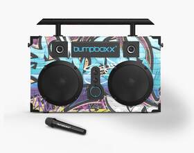 Bumpboxx 195925648205 Bbulwalgraf Ultra Plus Graffiti With Mic Bluetooth Boombox