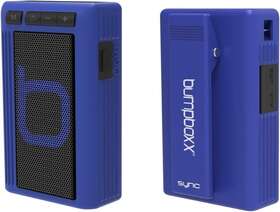 Bumpboxx 850019579840 Retro Pager Wireless Bluetooth Rechargeable Clip On Speaker- Blue