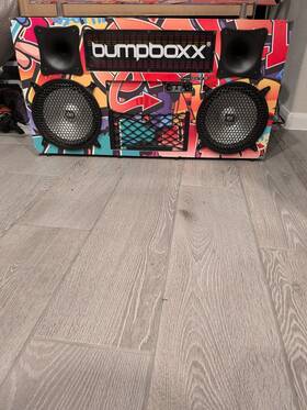 Bbv3nyc Bumpboxx New Freestyle V3s Bluetooth Boombox - Nyc Graffiti No Mic Large Size