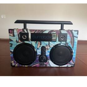 Ul092113301 Bumpboxx Ultra Plus Graffiti Portable Boombox Speaker Only