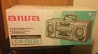 Ca-d230 Aiwa Vintage Boombox Nib Radio Cd And Cassette Tape Player