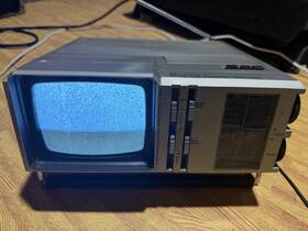 Jctr-103 Candle Portable Tv And Am/fm Radio Vintage 1983 Tested Working