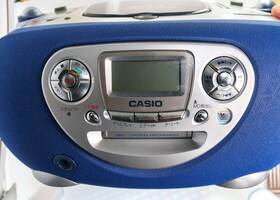 Mdh-3 Casio Minidisc Boombox Blue Md/cd/radio Working B6