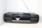 Cd-250 Crown Vintage Japan Digital Radio Cassette Boombox Ghetto Blaster