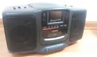 Cd-tv80 Casio Vtg Refurb Portable Boombox Cassette Cd Color Tv Stereo
