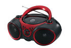 Cd490ml Jensen Stereo Sport Cd Player Radio Boom Box Aux Red