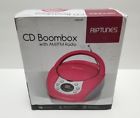 Cdb-204k Cdb-204p Riptunes Portable Cd Boombox Pink Damaged Read