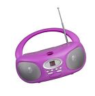 Cdb220p Cdb220 Riptunes Portable Music Cd Boombox Player Radio Auxilia