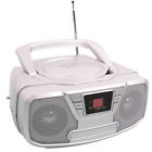 Cdb232bt-silver Riptunes Impecca Portable Cd Boombox With Bluetooth 810941024207