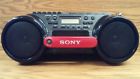 Cdf-980 Sony Black Red Excellent