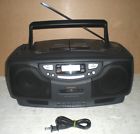 1-laser Ce-203 Audiovox Fm Dual Cd Cassette Boombox Very Rare With