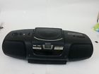 Cfd-222 Sony Boombox With Cd Am Fm Radio Duel Cassette Tape