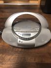 Cfd-350 Sony Stereo Radio Cd Cassette Player Boombox Siver