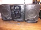 Cfd-503 Sony Boombox Cd Radio Detachable Speakers Mega Bass Cassette