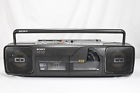 Cfd-66s Sony Vtg Boombox Radio Cassette Cd Player Aux Line In