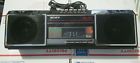 Cfs-240 Sony Vintage Stereo Cassette Corder Boombox Portable