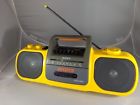 Cfs-904l Sony Vtg Sports Mega Bass Radio Model No Yellow Works