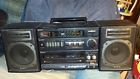 Cfs-kw100s Sony Boombox Ghettoblaster Loud Big Dual Cassette Short Wave Stereo