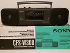 Cfs-w308 Sony Radio Cassette Recorder 027242450745