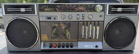 Jtr-1325 Citizen Vintage Boombox Radio Cassette With Detachable Speakers - Untested