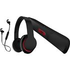 Cobcmb-105 Coby Bluetooth Combo Pack Speaker Headphone Earbud Red Color