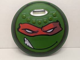 Cn816nt Cosmo Communications Corp Tmnt Teenage Mutant Ninja Turtles Portable Cd Player - Raphael For Parts Only
