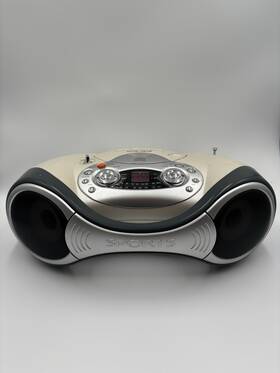 Cd6912 Craig Sports Am/fm Stereo Boombox Cd Player Bass Boost Silver/black