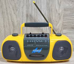 Js8223 Craig Sports Weather Resistant Boombox Am/fm Radio Cassette - Tested