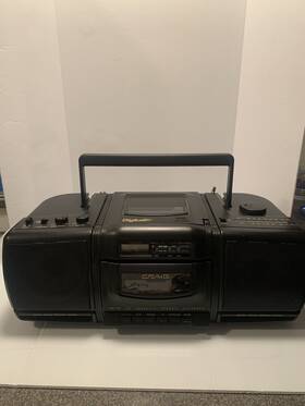Js8630 Craig Am/fm - Cd- Cassette Portable Boom Box Stereo Cass Doesn T Work