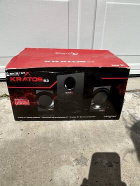 51mf04 Creative Labs Sound Blasterx Kratos S3 2.1 Gaming Speakers