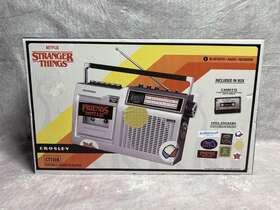 Ct200b-si Crosley Stranger Things Cassette Player And Recorder - Silver New
