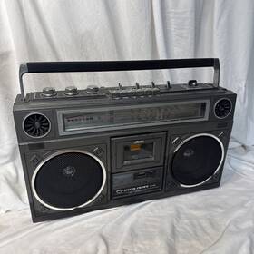 9081 Crown Silver Cr Boombox Radio Parts Repair Cassette Speaker 2 Way 4 Spkr