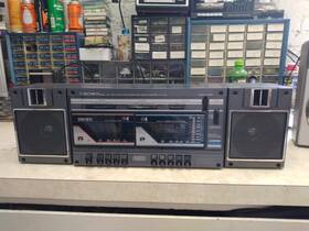 Cs-2200l Crown Radio Cassette Stereo Vintage Boombox Ghettoblaster
